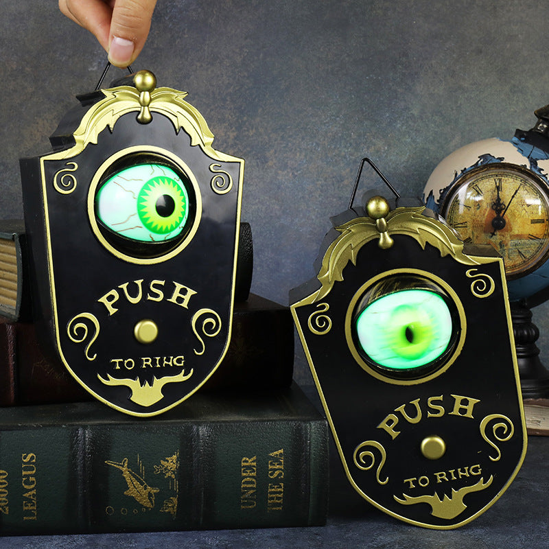 Halloween One-Eye Doorbell Decoration LED Electric Luminous - Bellarte Enchanté Halloween One-Eye Doorbell Decoration LED Electric Luminous
